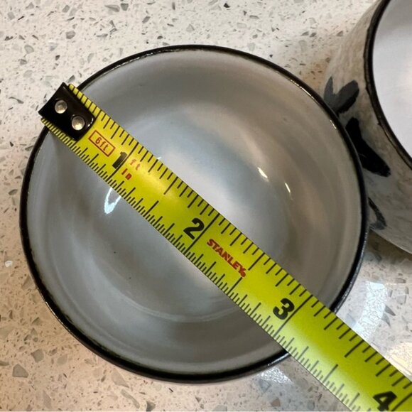 Vintage 80s Japanese OMC Otagiri Ceramic Teapot 2 Teacups Set w Rattan Handle - Picture 8 of 9